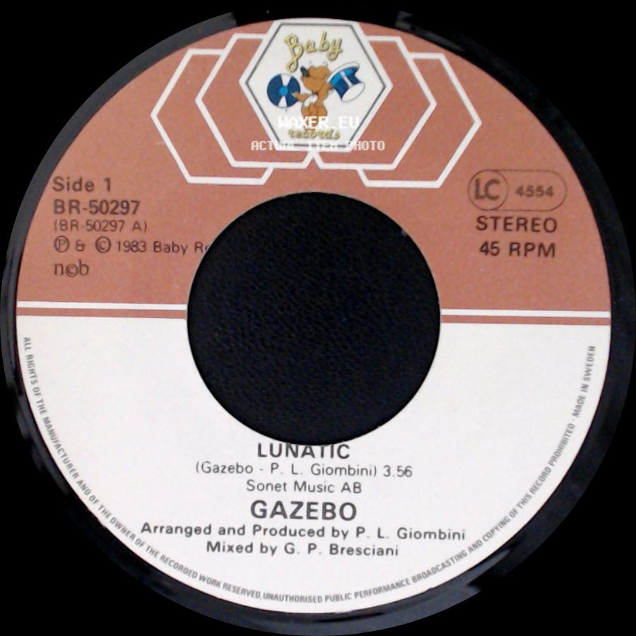 Gazebo - Lunatic / Lunatic (Instrumental) side A