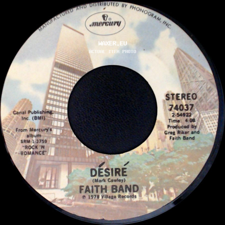 Faith Band - Dancin' Shoes / Desire side B