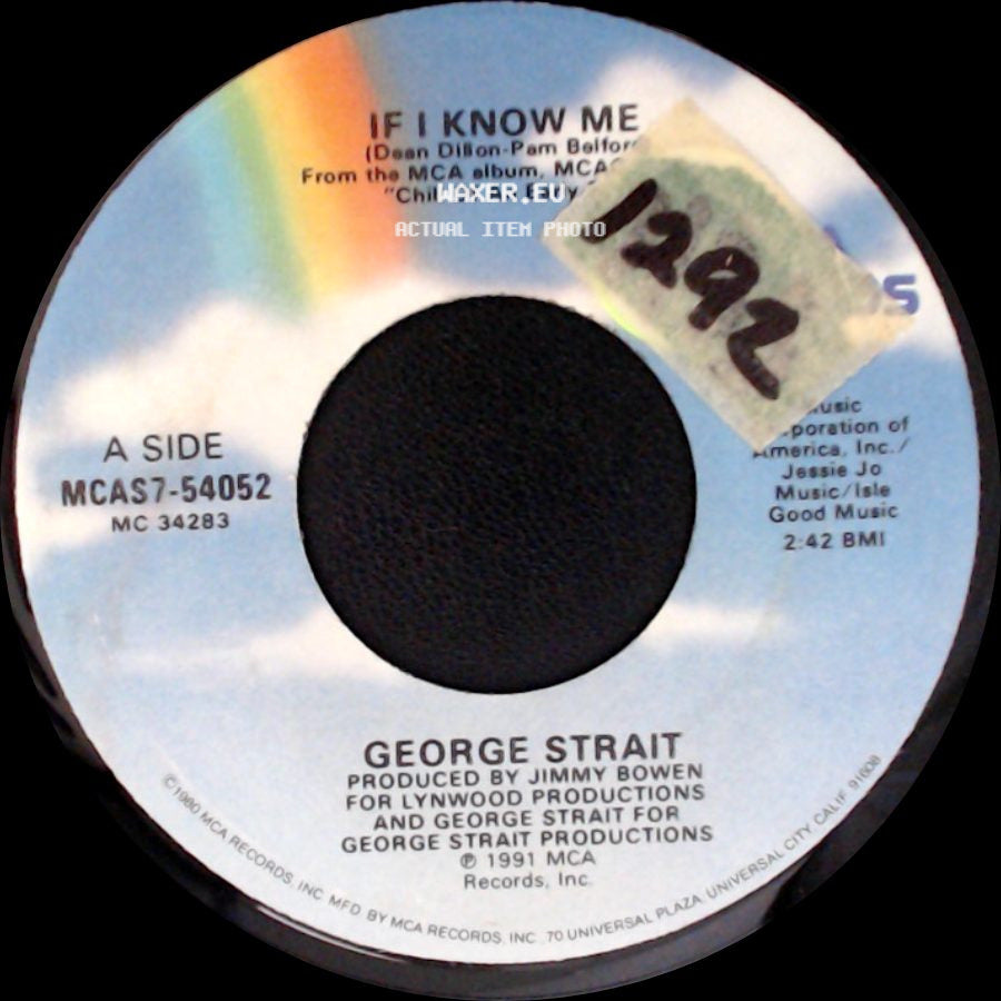 George Strait - If I Know Me / Home In San Antone side A