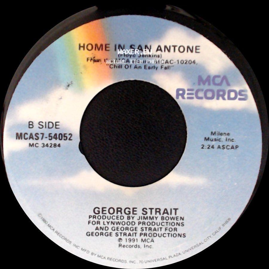George Strait - If I Know Me / Home In San Antone side B