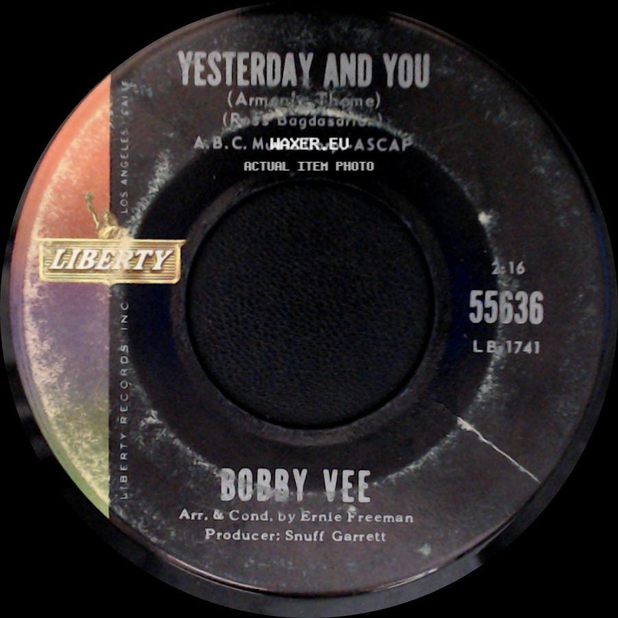 Bobby Vee - Never Love A Robin / Yesterday And You side B
