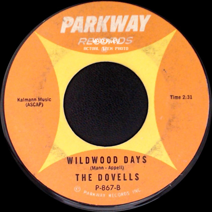 The Dovells - Wildwood Days / You Can't Sit Down side A