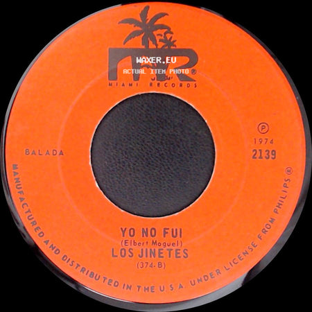 Los Jinetes - Yo No Fui / Algun Dia, En Algun Lugar side A