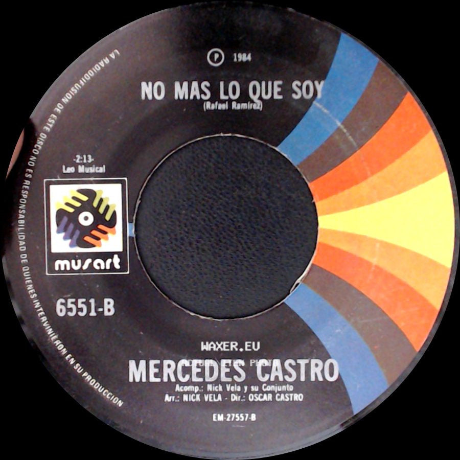 Mercedes Castro - No Mas Lo Que Soy / En Las Playas De Oriente side A