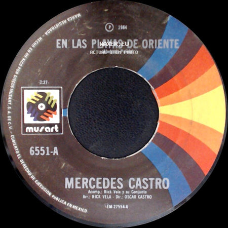 Mercedes Castro - No Mas Lo Que Soy / En Las Playas De Oriente side B