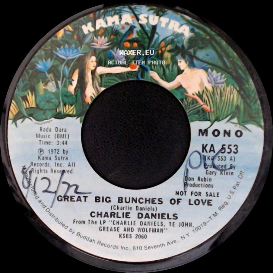 Charlie Daniels - Great Big Bunches Of Love / Great Big Bunches Of Love side A