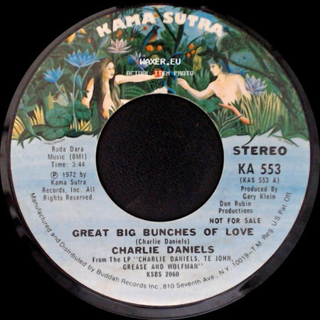 Charlie Daniels - Great Big Bunches Of Love / Great Big Bunches Of Love side B