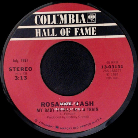 Rosanne Cash - Seven Year Ache / My Baby Thinks He's A Train side B