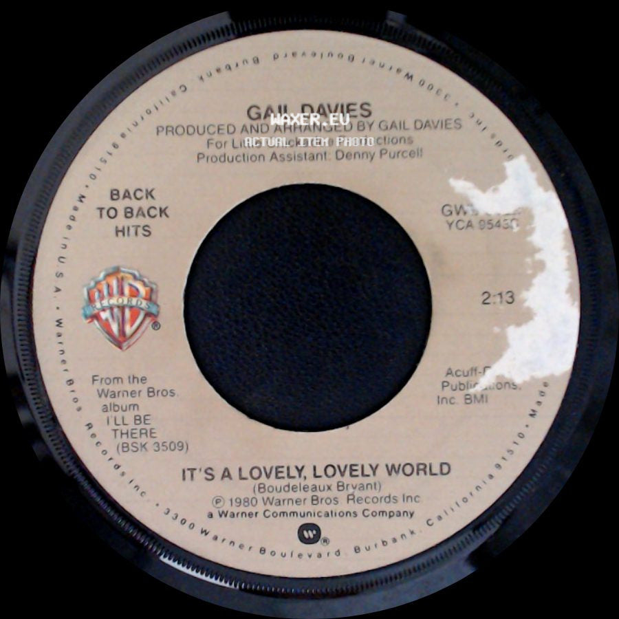Gail Davies - It's A Lovely, Lovely World / Grandma's Song side A