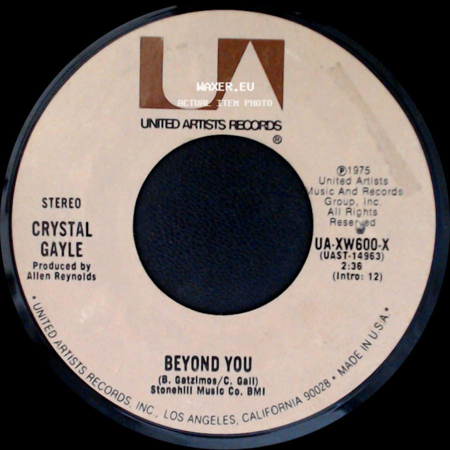 Crystal Gayle - Beyond You / Loving You So Long Now side A