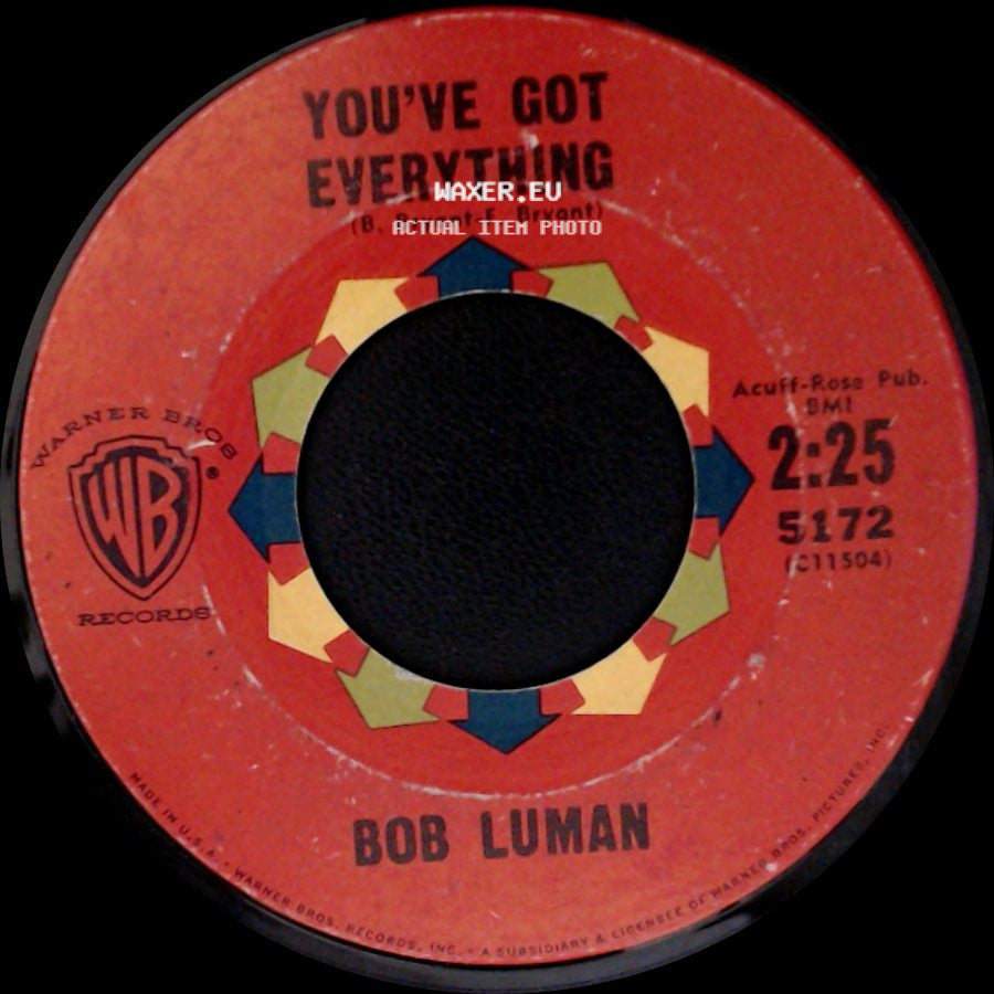Bob Luman - Let's Think About Living / You've Got Everything side B