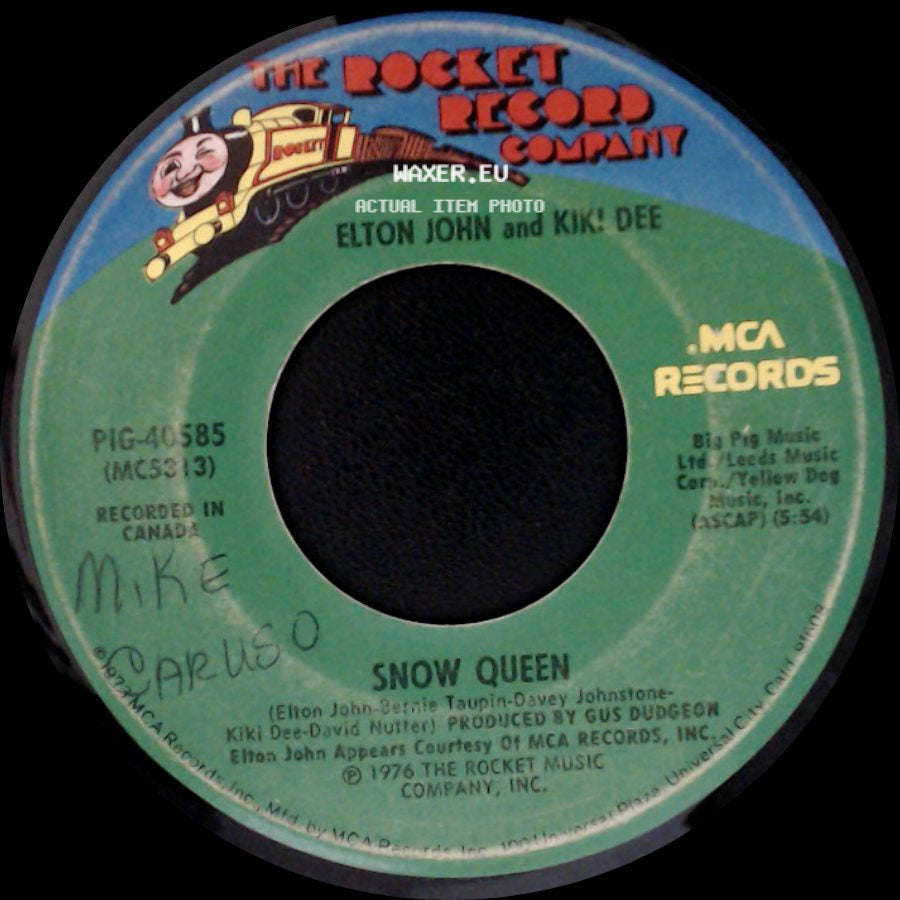 Elton John And Kiki Dee - Don't Go Breaking My Heart / Snow Queen side B