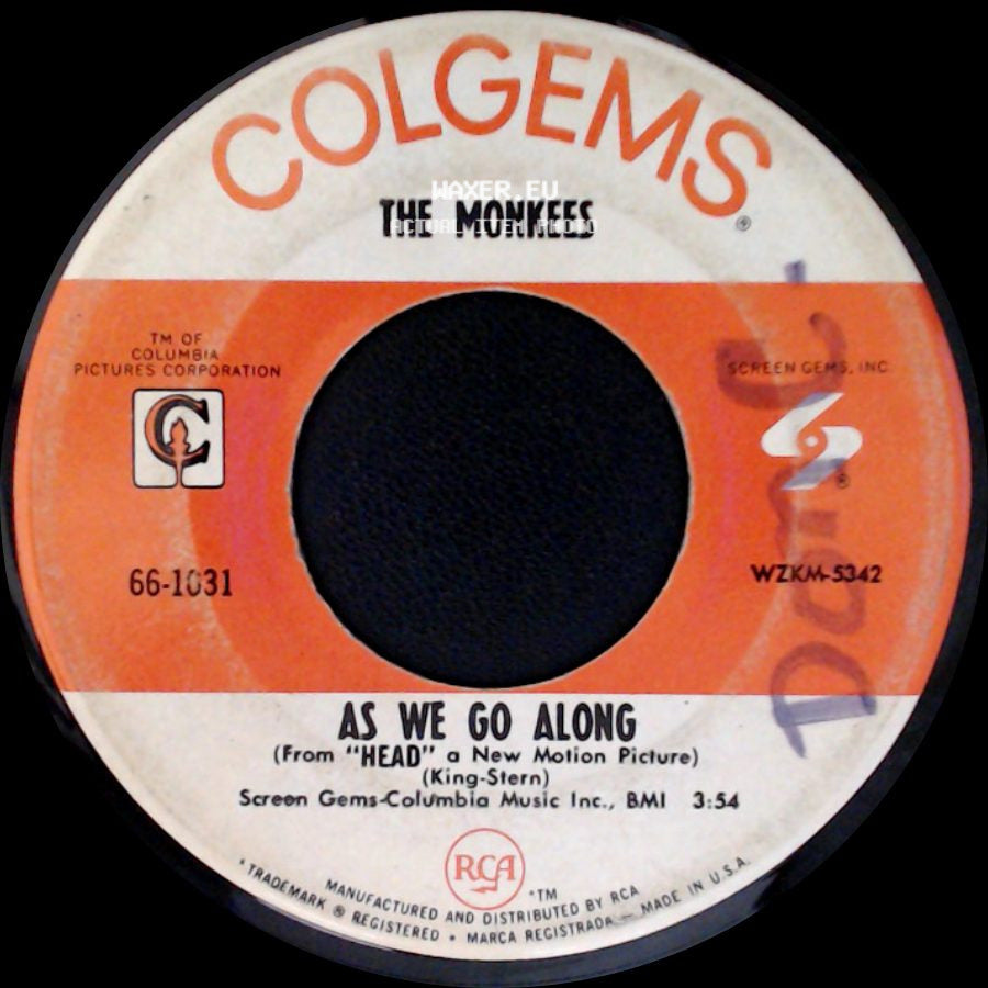 The Monkees - Porpoise Song / As We Go Along side B