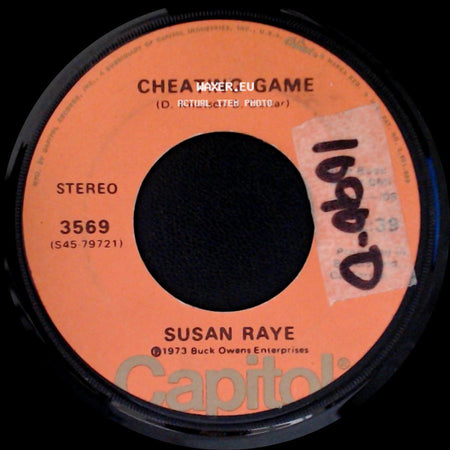 Susan Raye - I'll Love You Forever And Ever / Cheating Game side B