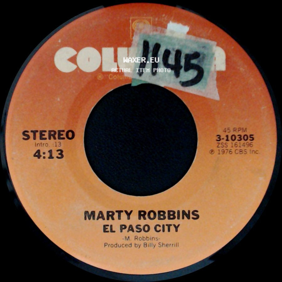 Marty Robbins - When I'm Gone / El Paso City side B