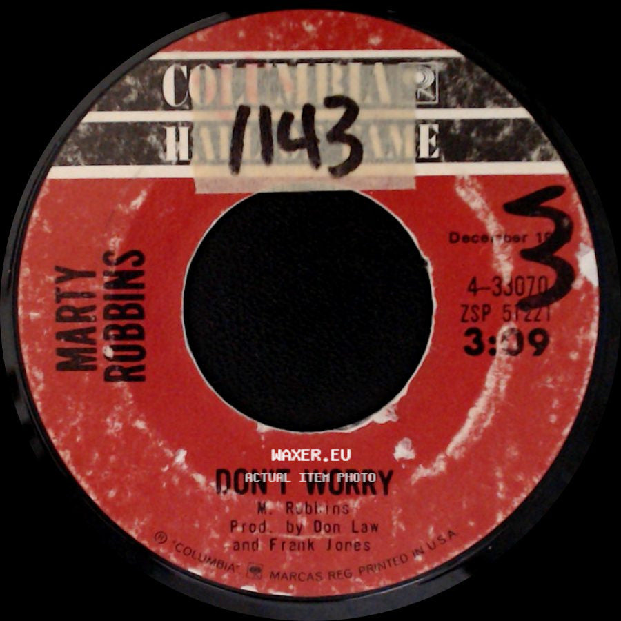 Marty Robbins - Don't Worry / Devil Woman side A