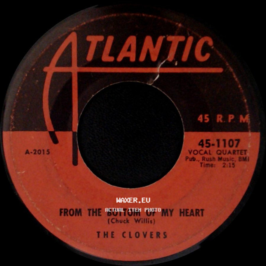 The Clovers - Bring Me Love / From The Bottom Of My Heart side B