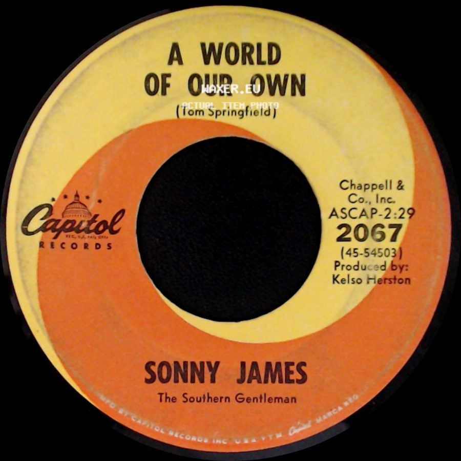 Sonny James - A World Of Our Own / An Old Sweetheart Of Mine side A