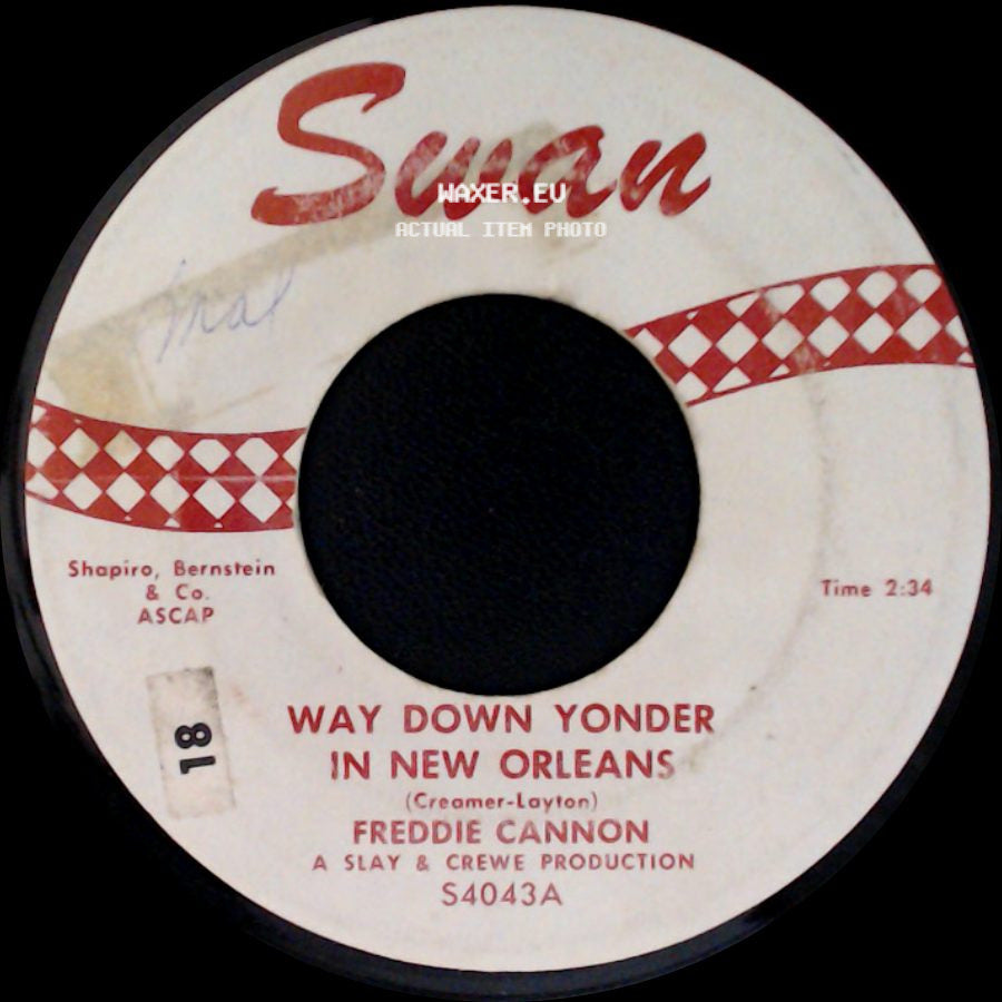 Freddie Cannon - Way Down Yonder In New Orleans / Fractured side A