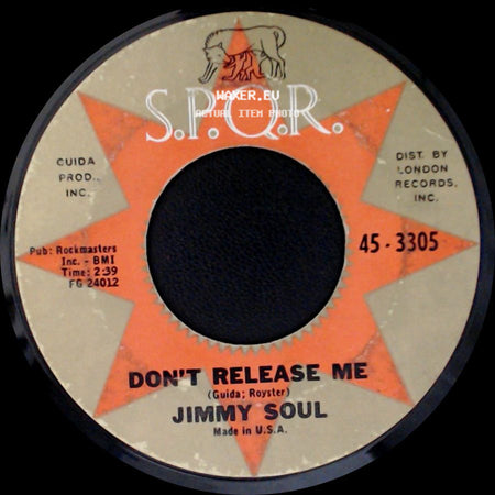 Jimmy Soul - If You Wanna Be Happy / Don't Release Me side B