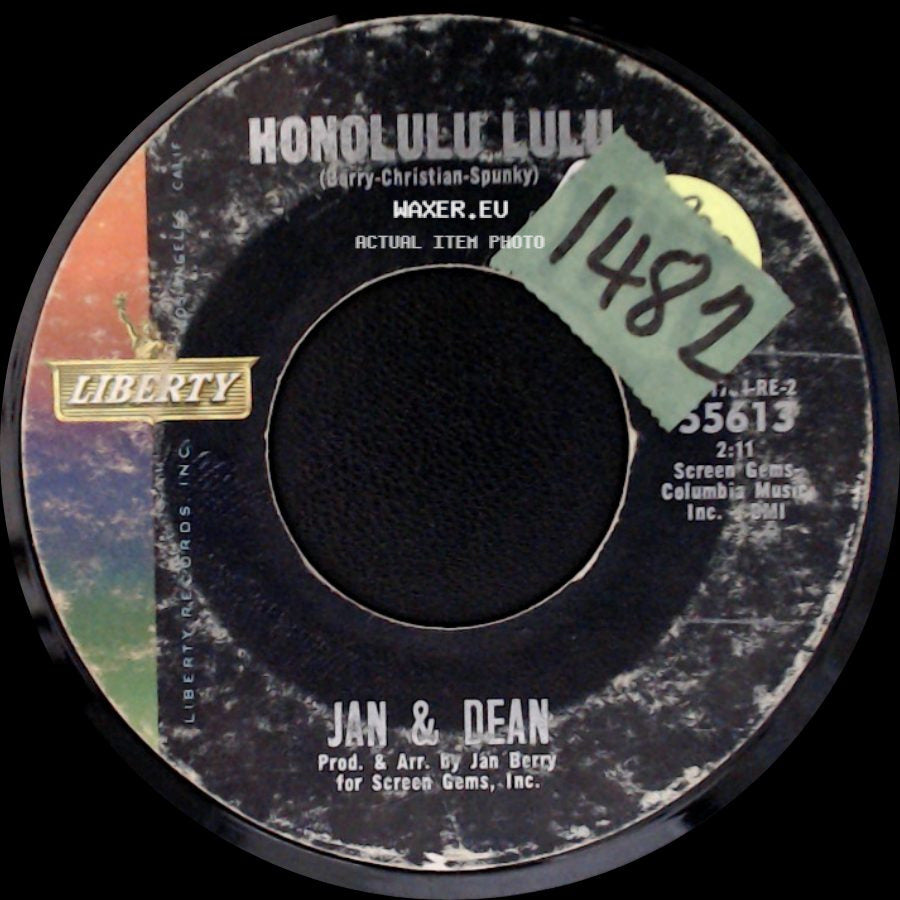 Jan & Dean - Someday (You'll Go Walking By) / Honolulu Lulu side B