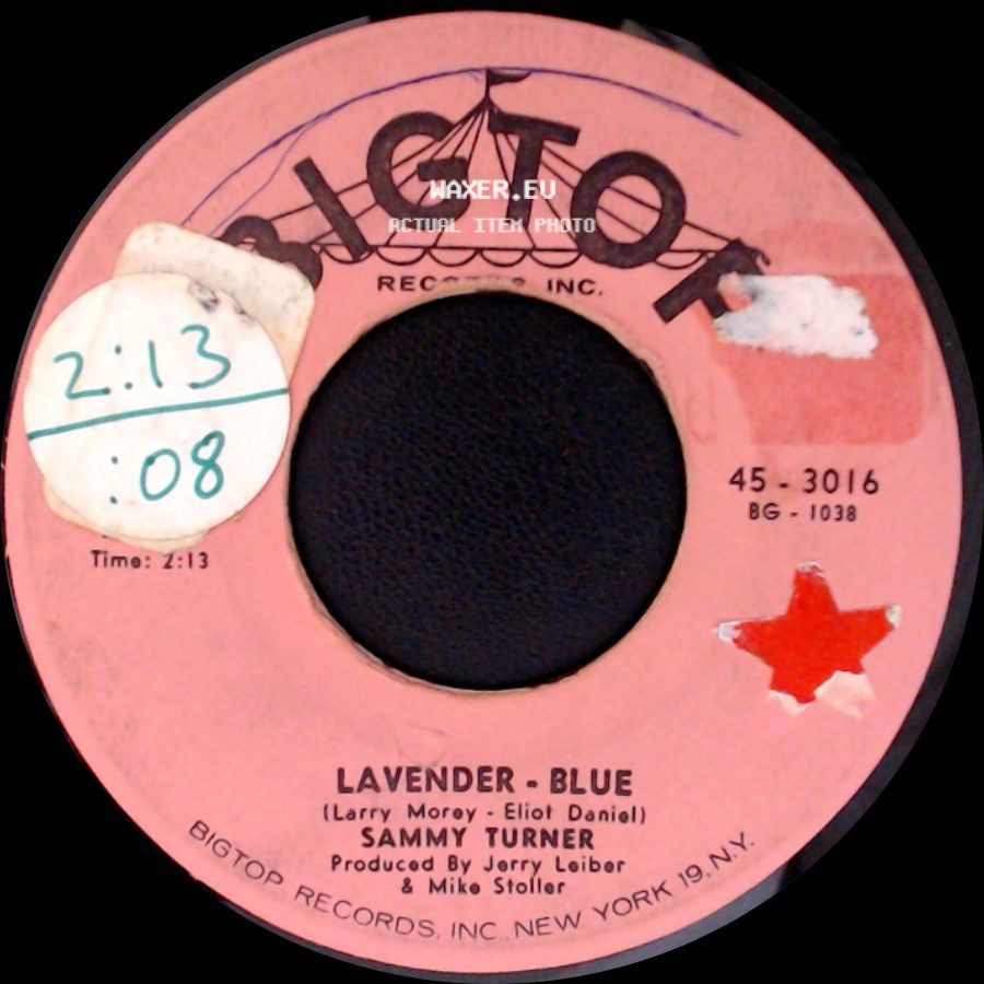 Sammy Turner - Lavender - Blue / Wrapped Up In A Dream side A