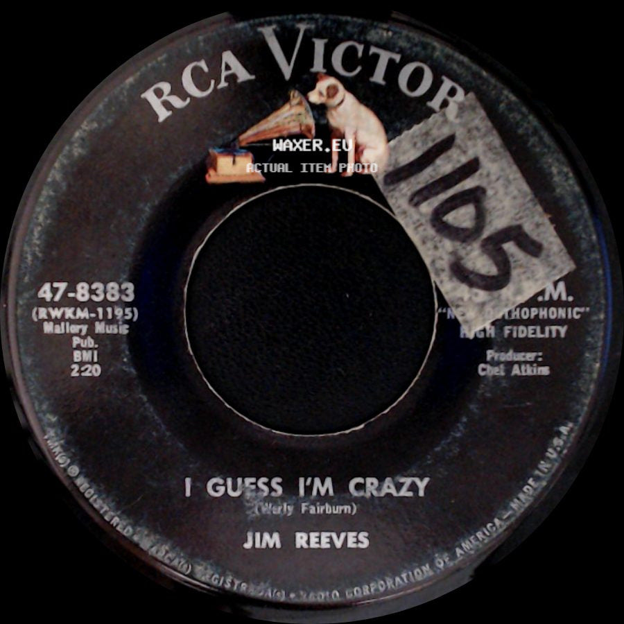 Jim Reeves - I Guess I'm Crazy / Not Until The Next Time side A