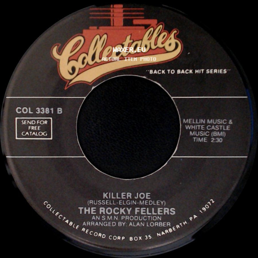 The Dixiebelles / The Rocky Fellers - (Down At) Papa Joe's / Killer Joe side B