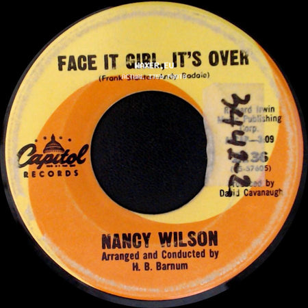 Nancy Wilson - Face It Girl, It's Over / The End Of Our Love side A
