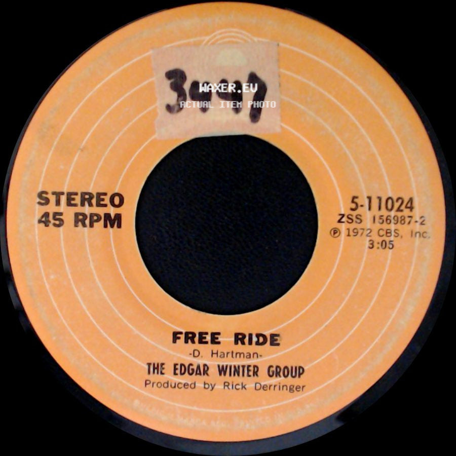 The Edgar Winter Group - Free Ride / When It Comes side A