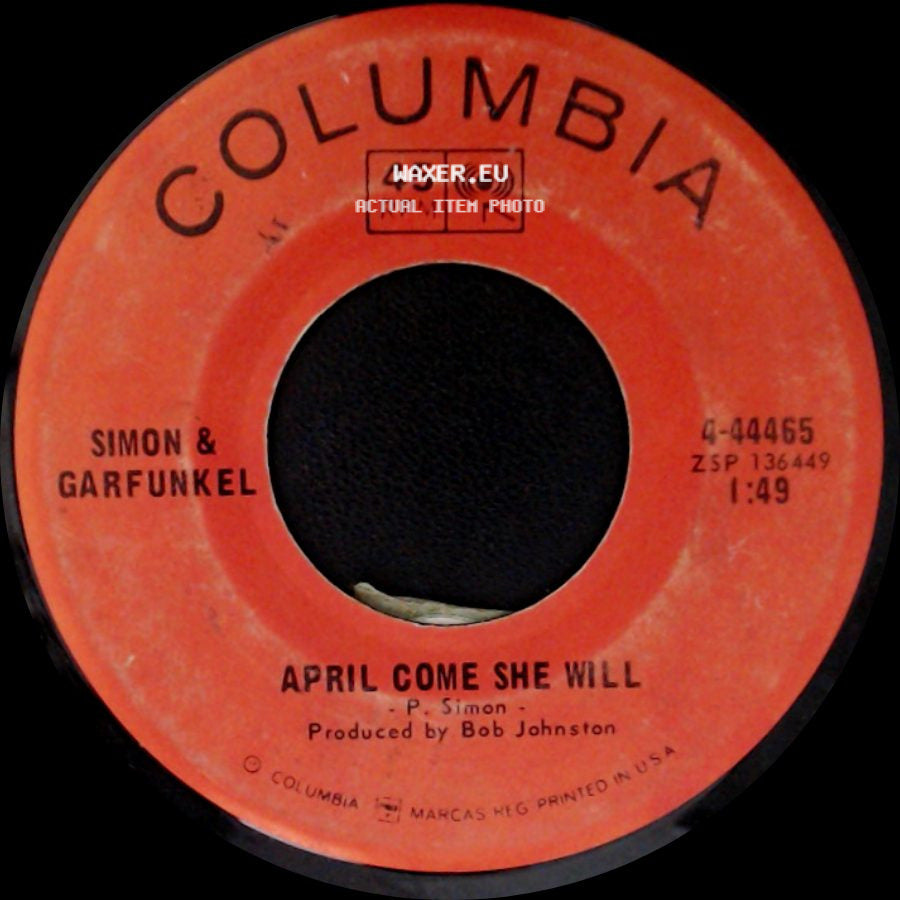 Simon & Garfunkel - April Come She Will / Scarborough Fair side A