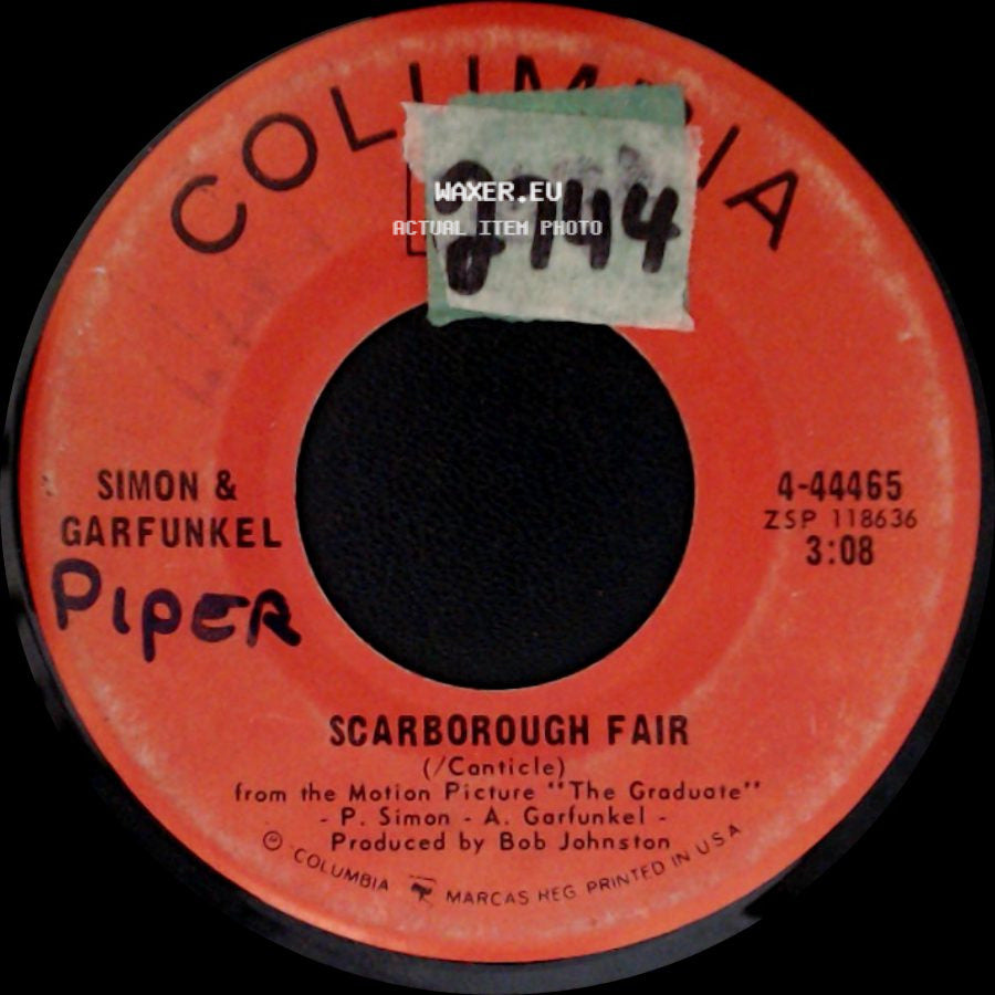 Simon & Garfunkel - April Come She Will / Scarborough Fair side B