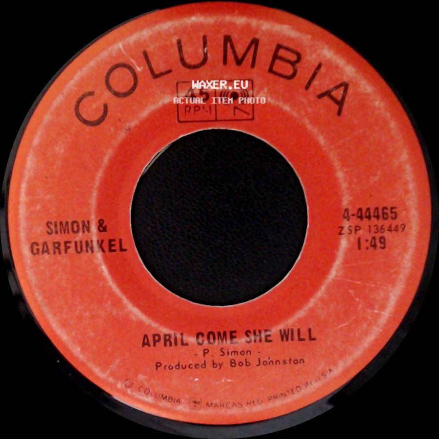 Simon & Garfunkel - April Come She Will / Scarborough Fair side A