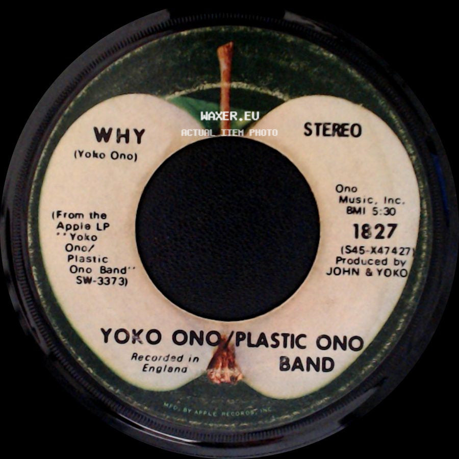 John Lennon/Plastic Ono Band / Yoko Ono/Plastic Ono Band - Mother / Why side B