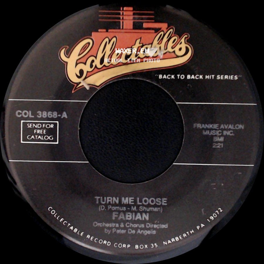 Fabian - Turn Me Loose / Hound Dog Man side A
