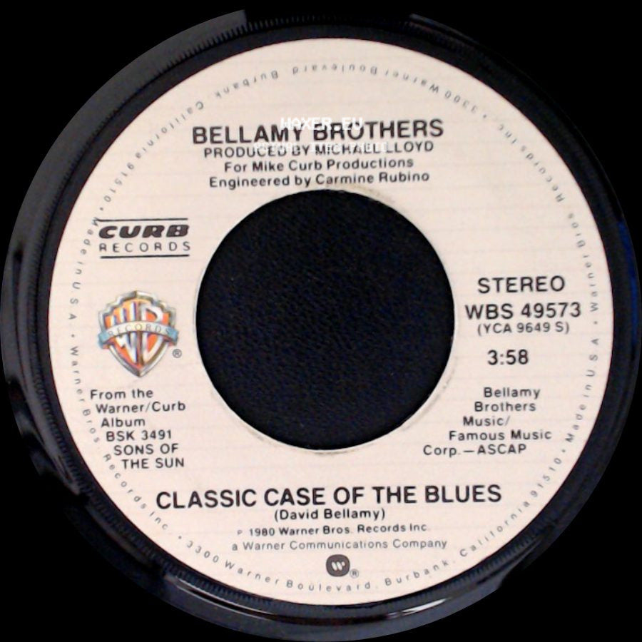 Bellamy Brothers - Classic Case Of The Blues / Lovers Live Longer side A