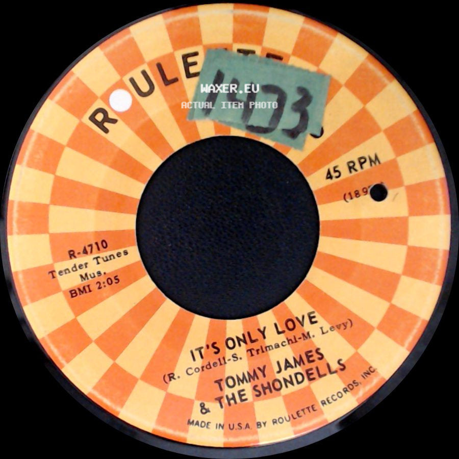 Tommy James & The Shondells - It's Only Love / Ya! Ya! side A