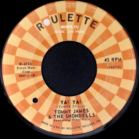 Tommy James & The Shondells - It's Only Love / Ya! Ya! side B
