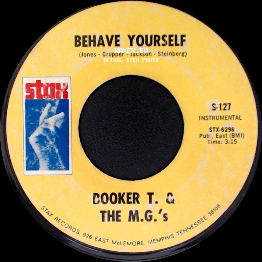 Booker T. & The M.G.'s - Green Onions / Behave Yourself side B