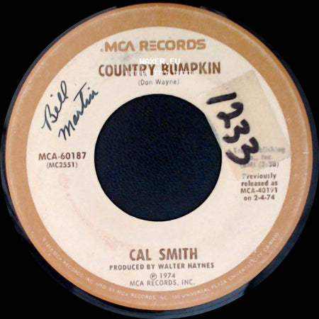 Cal Smith - Country Bumpkin / Thunderstorms side A