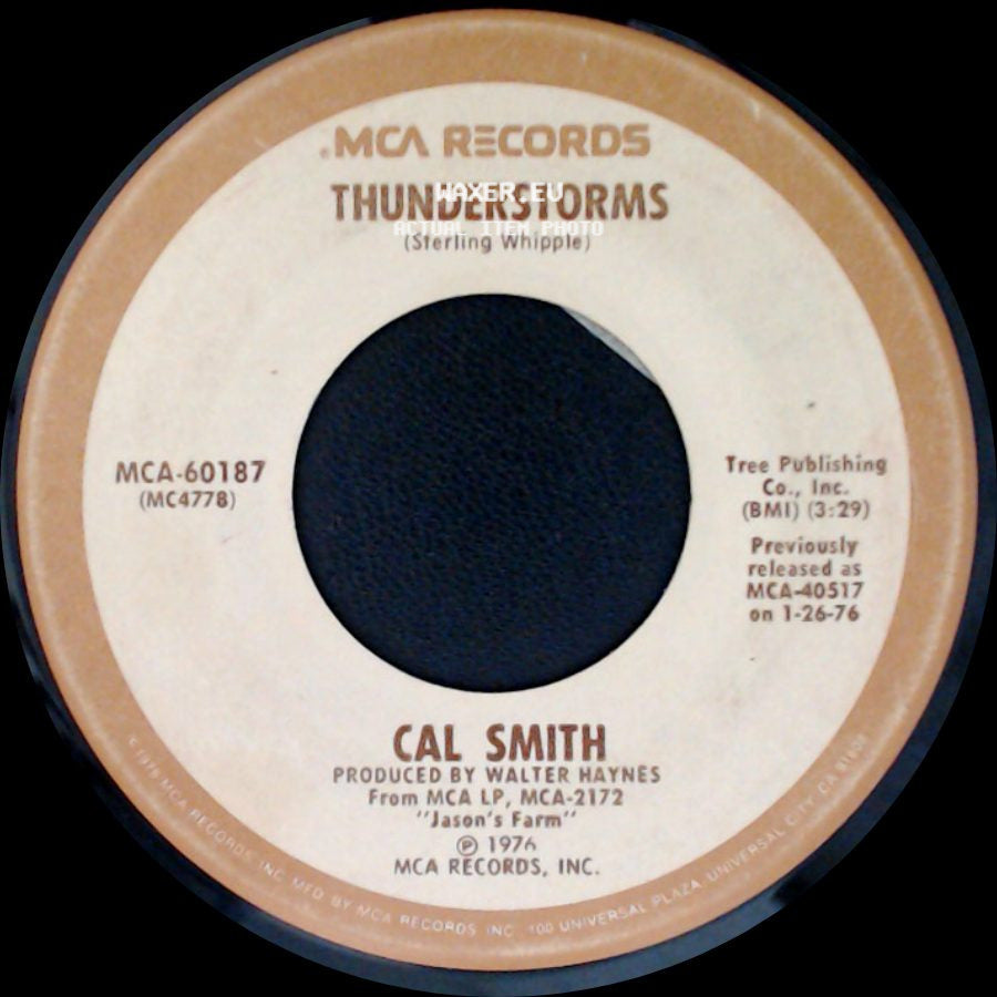 Cal Smith - Country Bumpkin / Thunderstorms side B