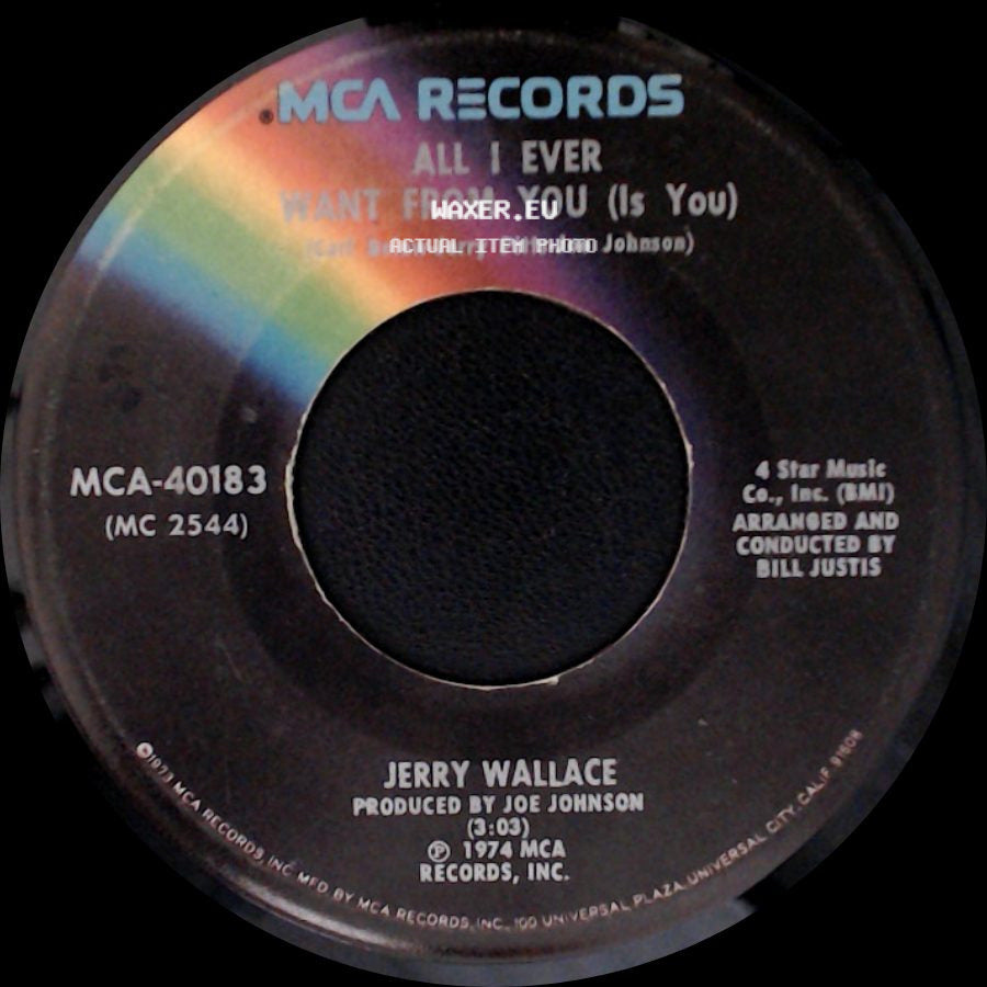 Jerry Wallace - Guess Who / All I Ever Want From You (Is You) side B