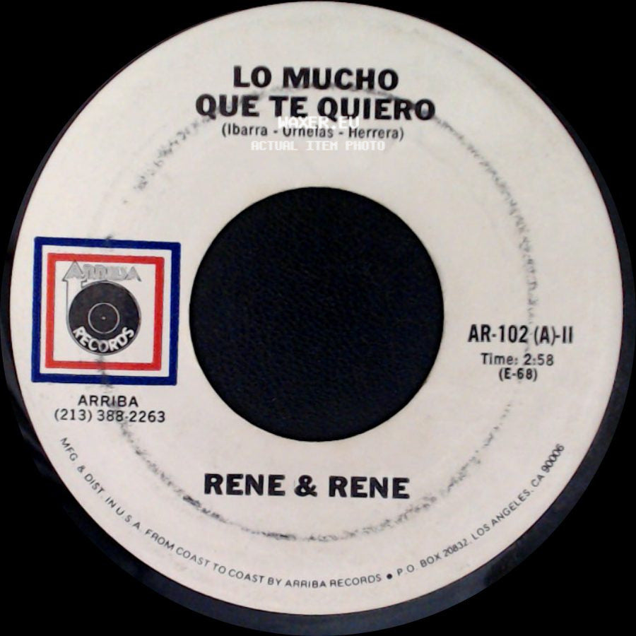 Rene & Rene - Angelito / Lo Mucho Que Te Quiero side B