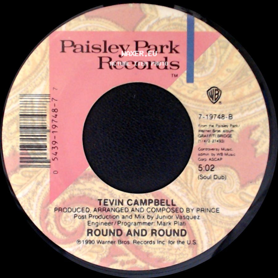 Tevin Campbell - Round And Round / Round And Round side B