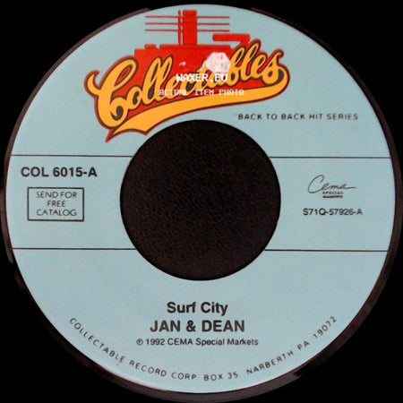 Jan & Dean - Surf City / Little Old Lady From Pasadena side A