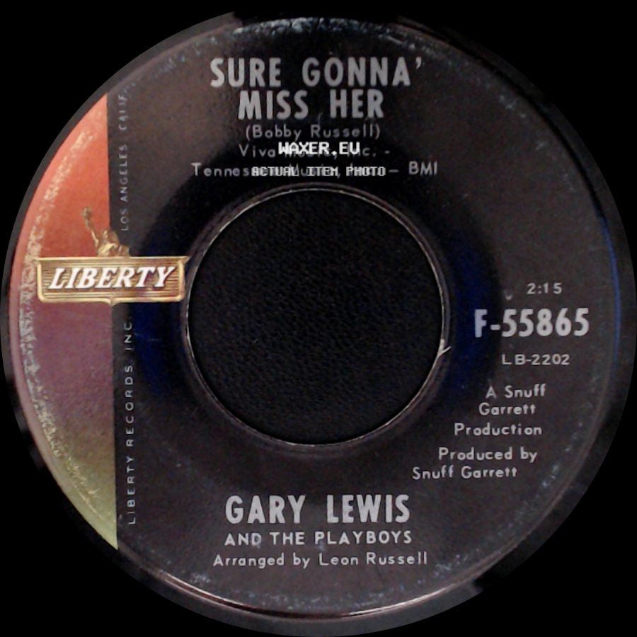 Gary Lewis And The Playboys - Sure Gonna Miss Her / I Don't Wanna Say Goodnight side A
