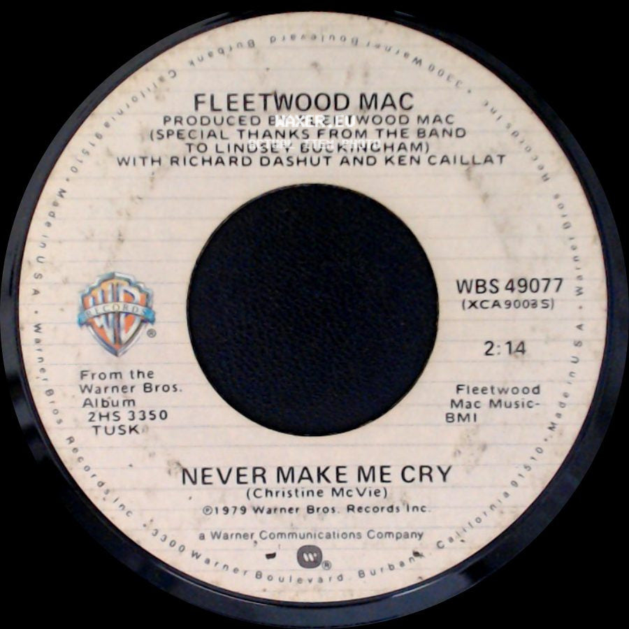 Fleetwood Mac - Tusk / Never Make Me Cry side B