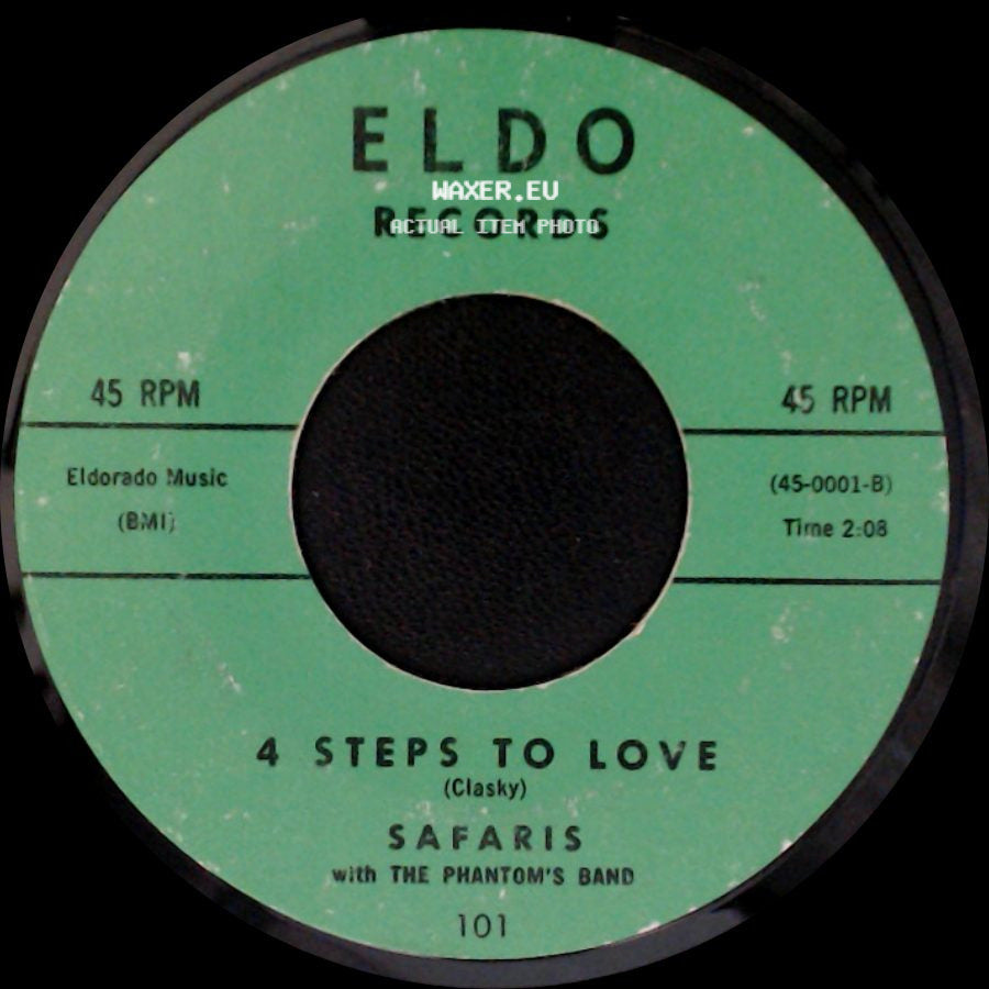 Safaris With The Phantom's Band - 4 Steps To Love / Image Of A Girl side A