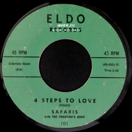Safaris With The Phantom's Band - 4 Steps To Love / Image Of A Girl side A
