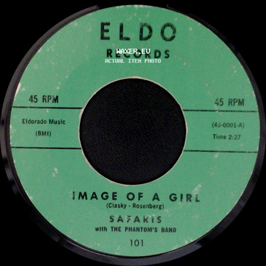Safaris With The Phantom's Band - 4 Steps To Love / Image Of A Girl side B